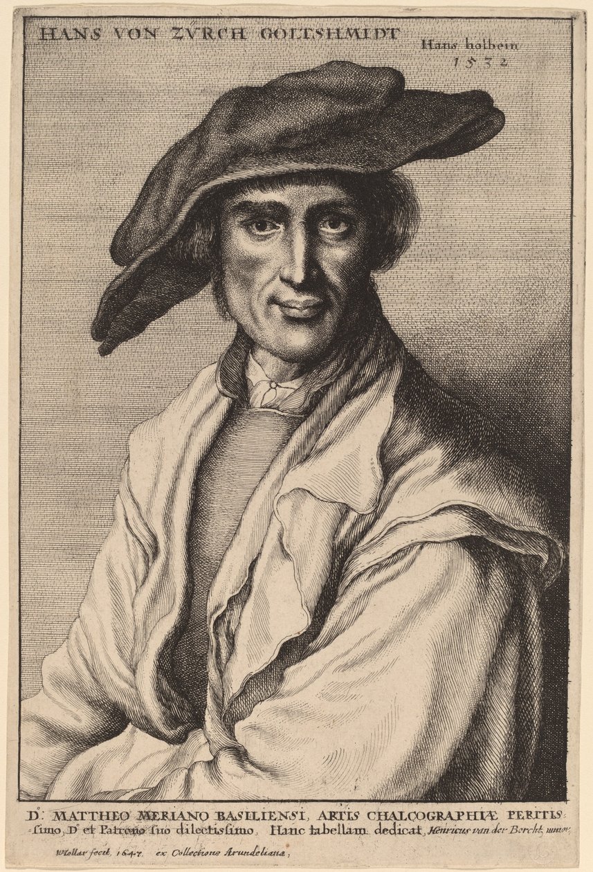 Hans von Zurch, Goldsmith de Wenceslaus Hollar after Hans Holbein the Younger