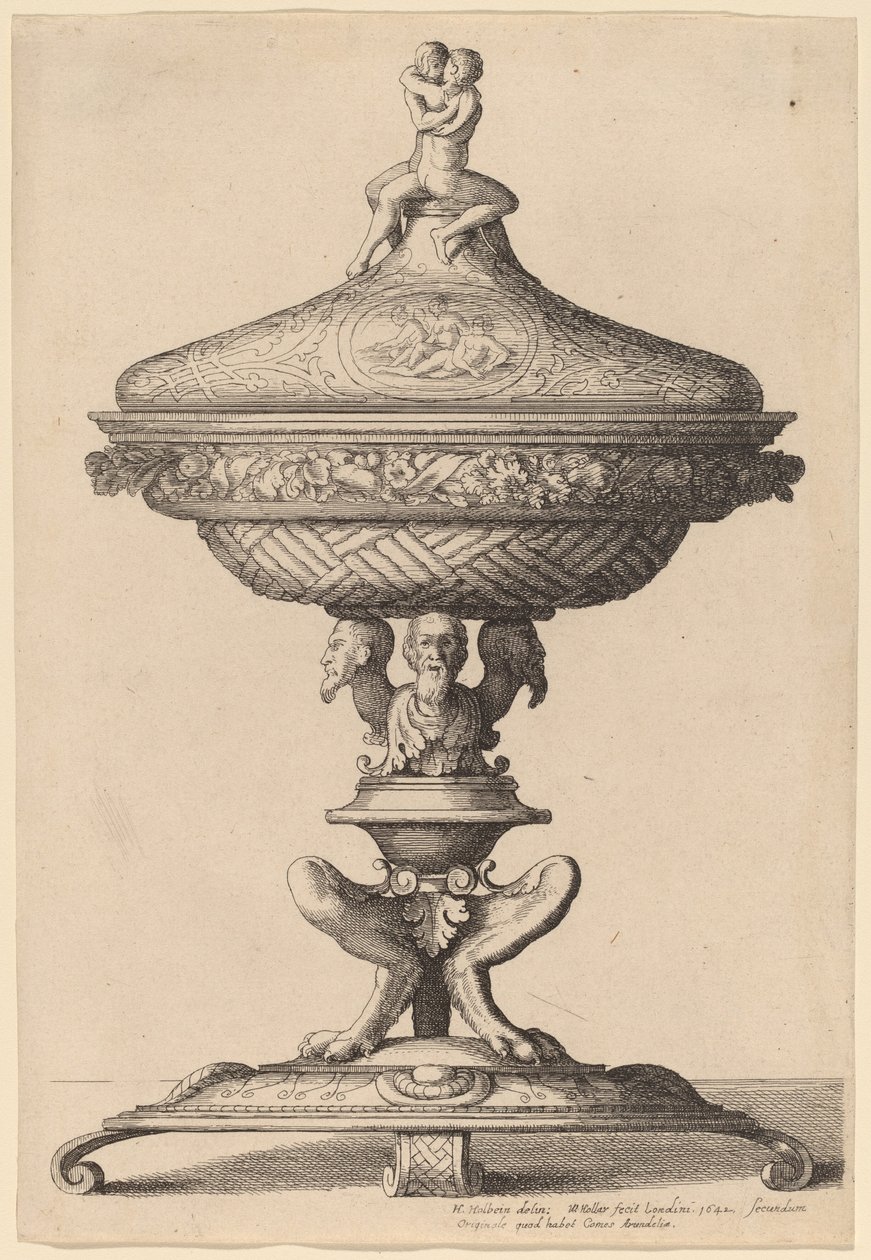 Cálice Ornamentado de Wenceslaus Hollar after Hans Holbein the Younger