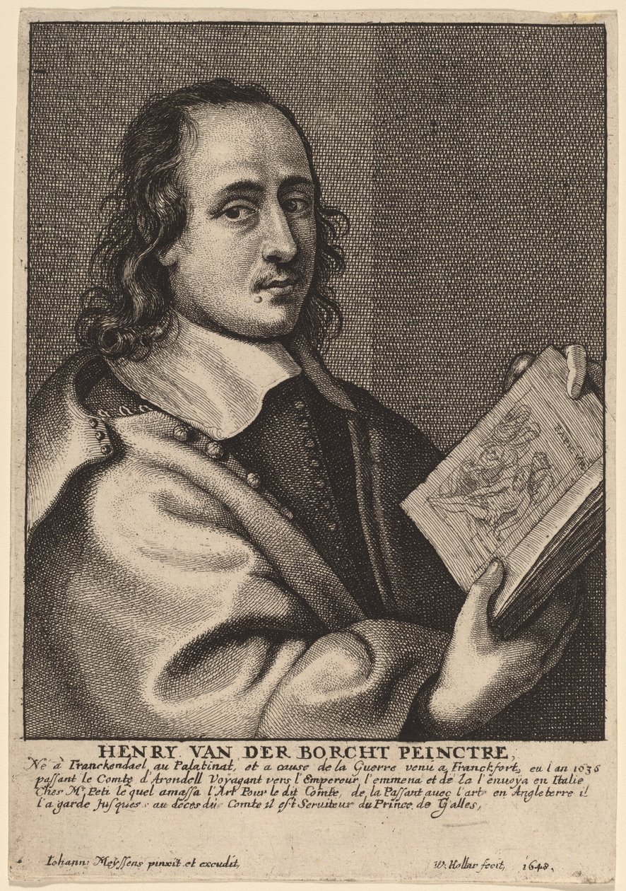 Henry van der Borcht, pintor de Wenceslaus Hollar after Joannes Meyssens