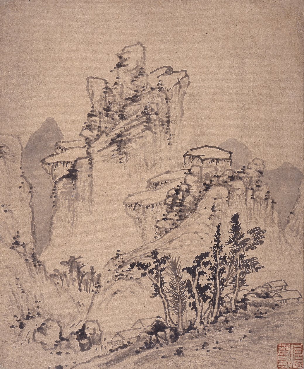 Álbum de Pinturas Paisagísticas de Wencong Yang
