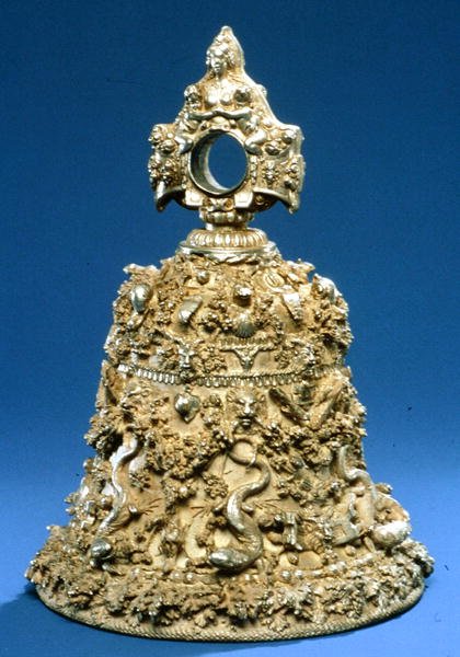 Handbell, c.1555 (ouro e prata) de Wenzel I Jamnitzer
