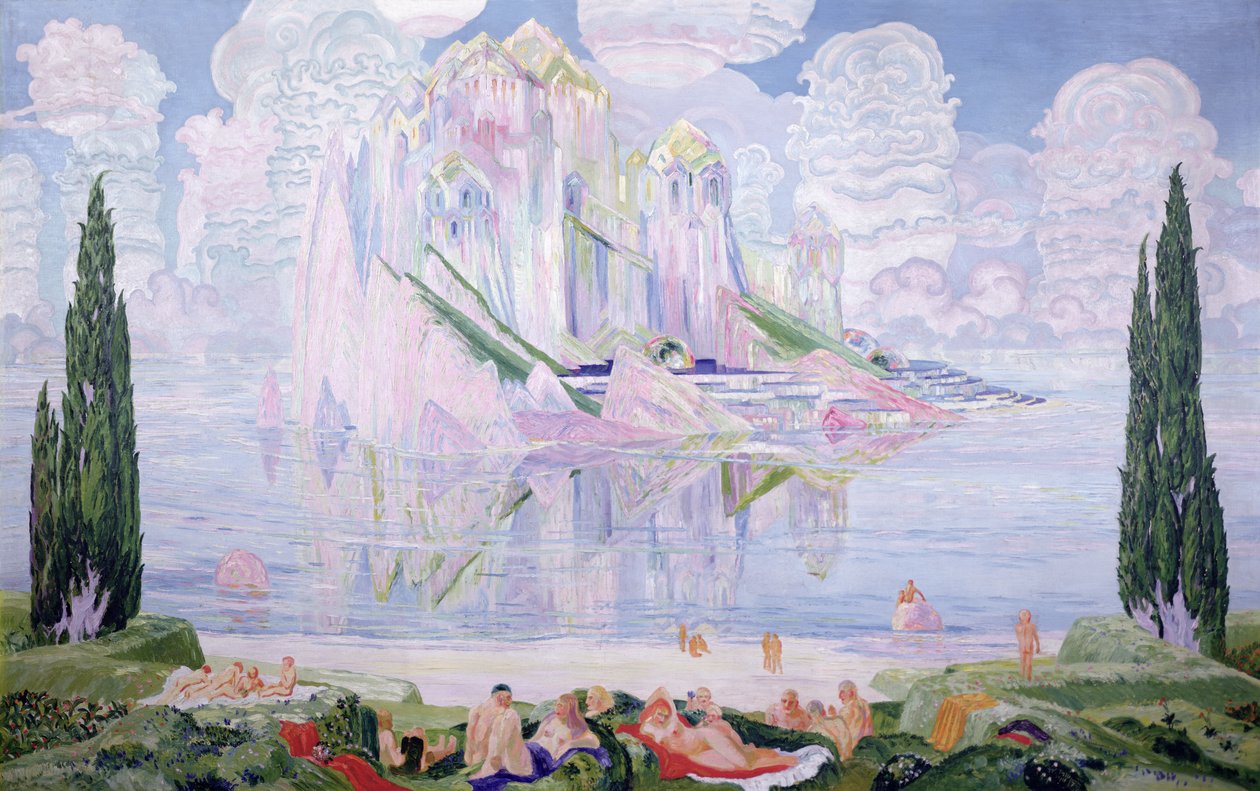 Maravilha do Mar, 1917 de Wenzel Hablik