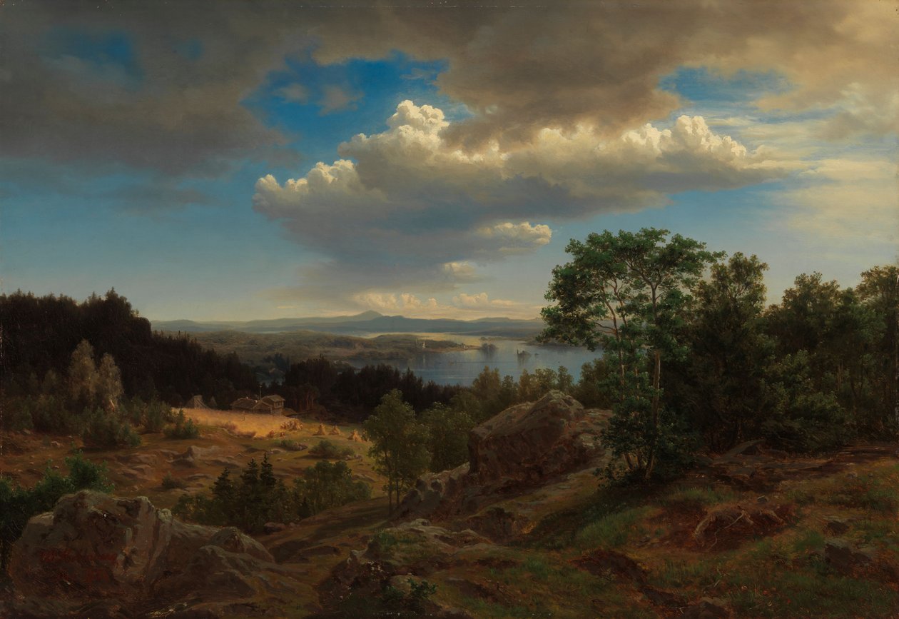 Paisagem finlandesa de Werner Holmberg