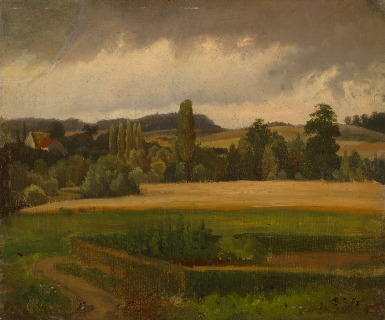 Paisagem de Gräfenberg - Estudo de Werner Holmberg
