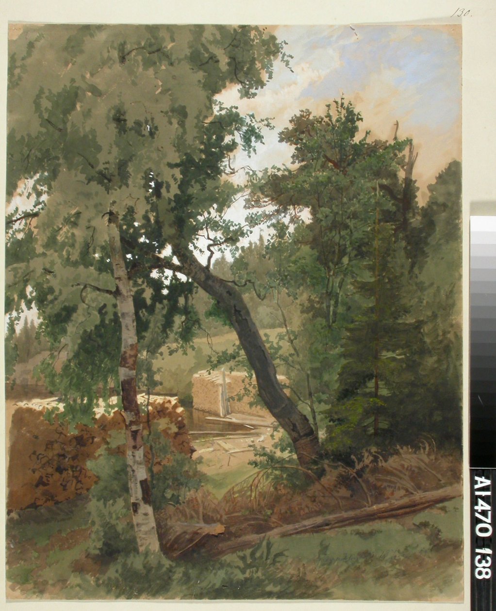 Paisagem de Leppälahti de Werner Holmberg