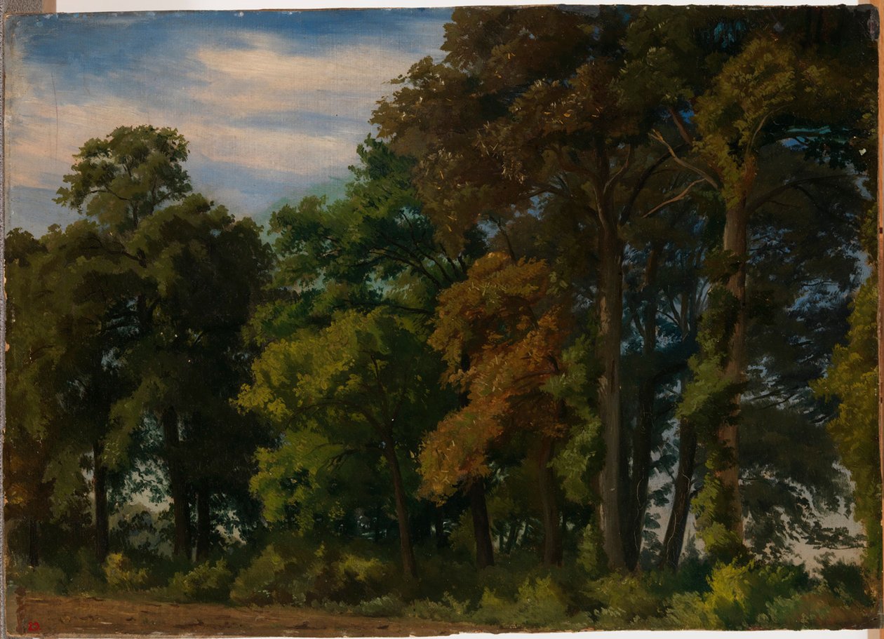 Paisagem na Alemanha, estudo de Werner Holmberg