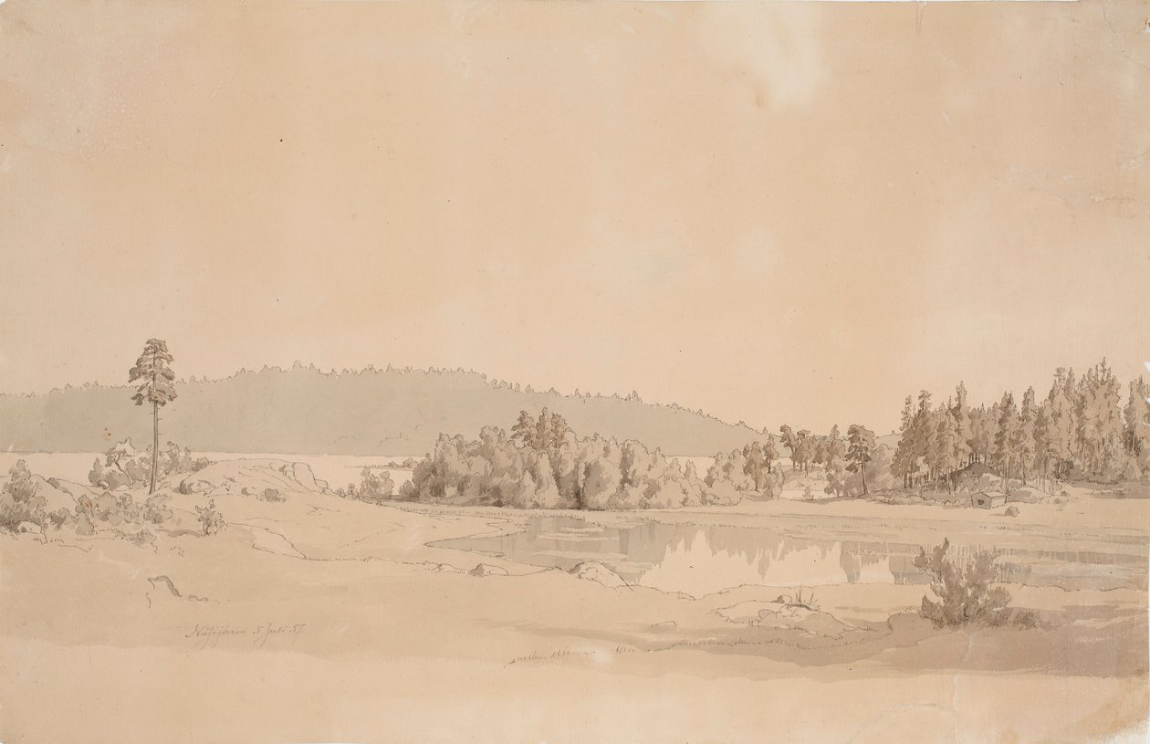 Baía de Näsijärvi de Werner Holmberg