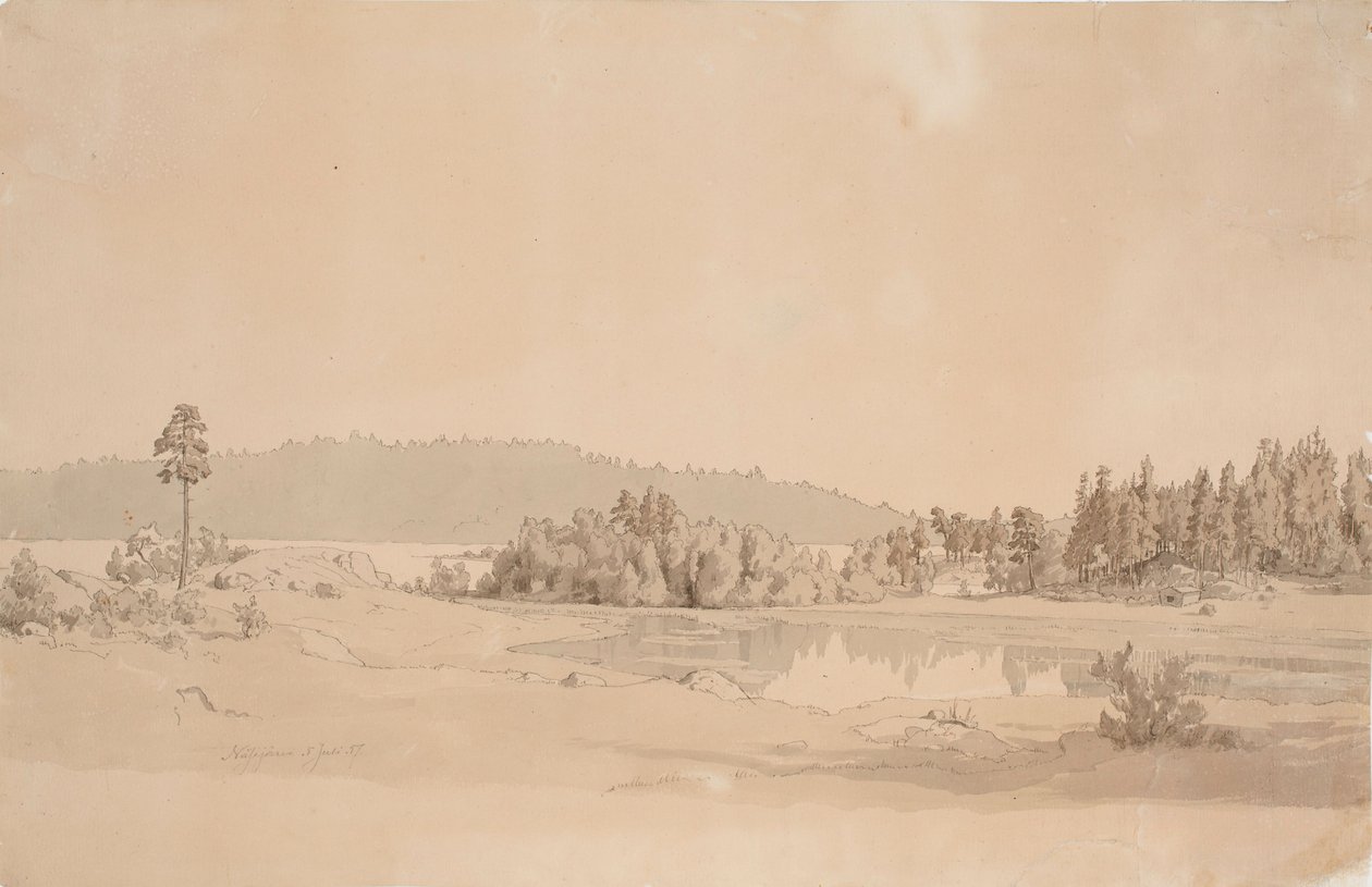 Baía de Näsijärvi de Werner Holmberg