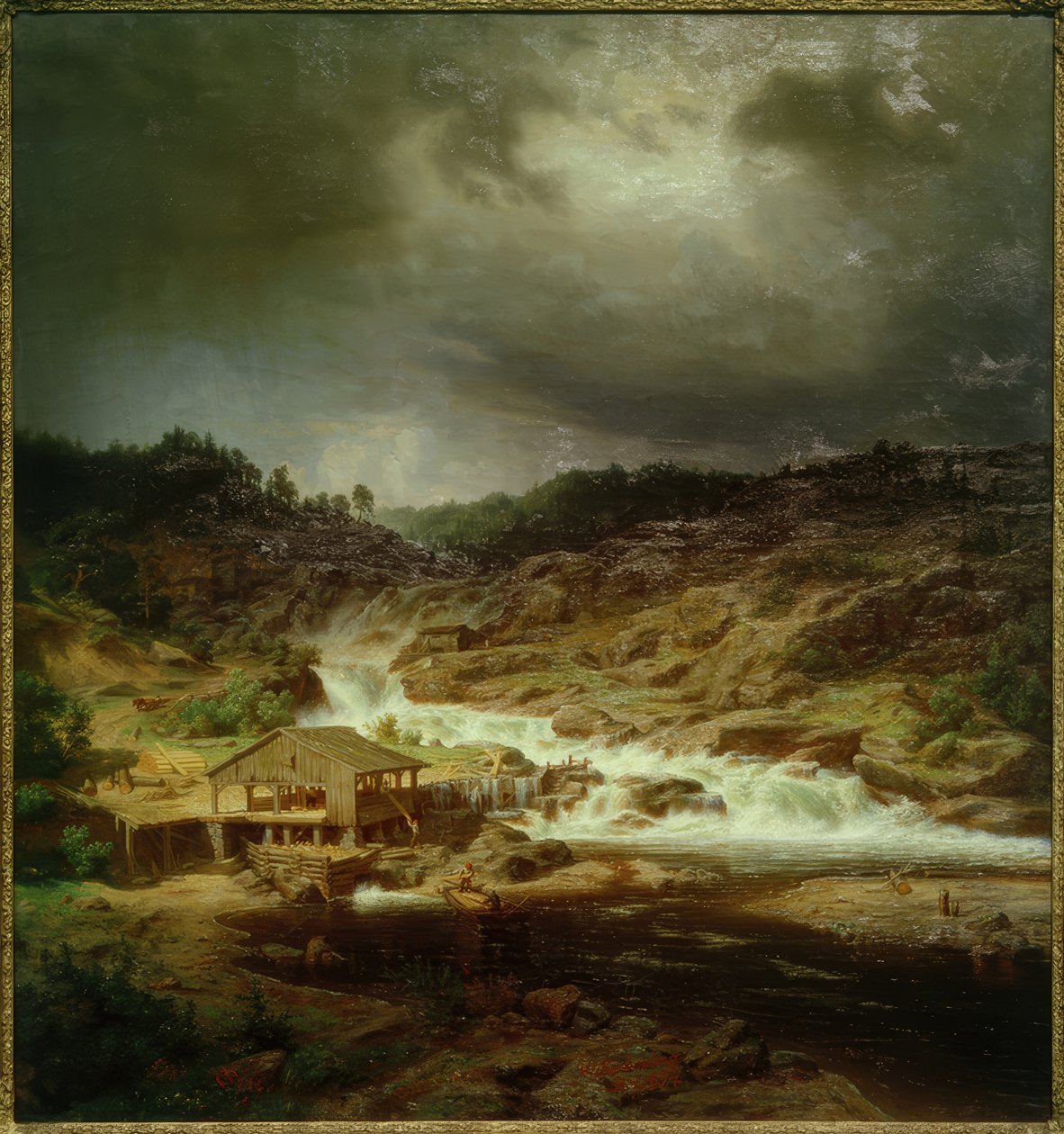 W.Holmberg, Cachoeira de Kyrö de Werner Holmberg