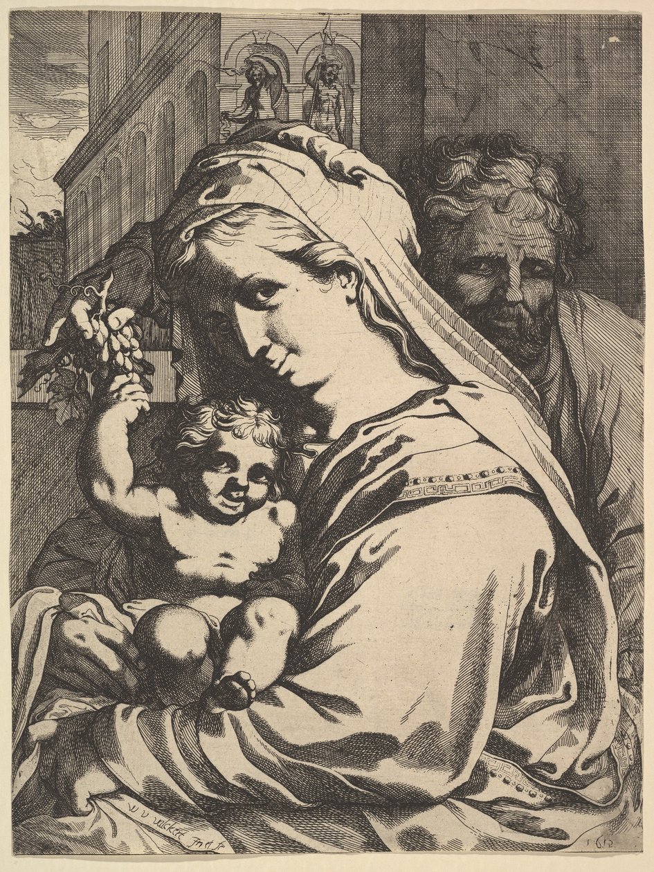 Sagrada Família, 1612. de Werner Jacobsz. van den Valckert