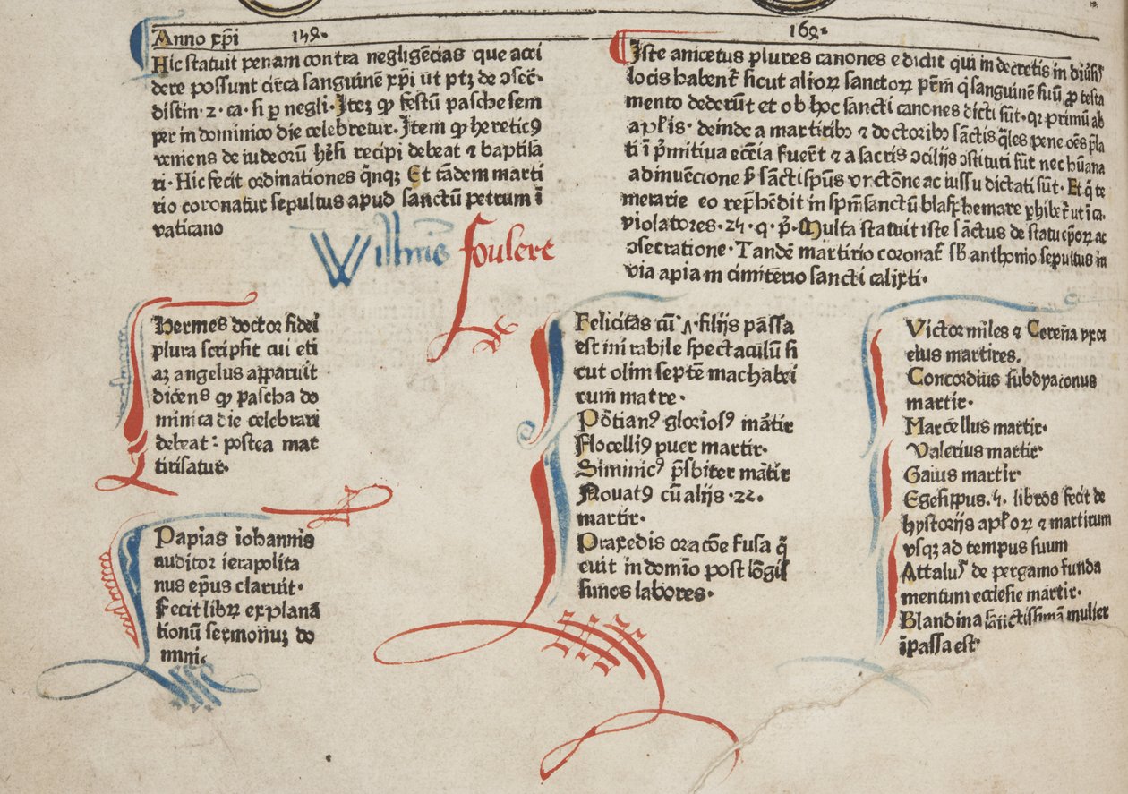 Fol 30 veering detalhe, Dias pacote de Werner Rolevinck