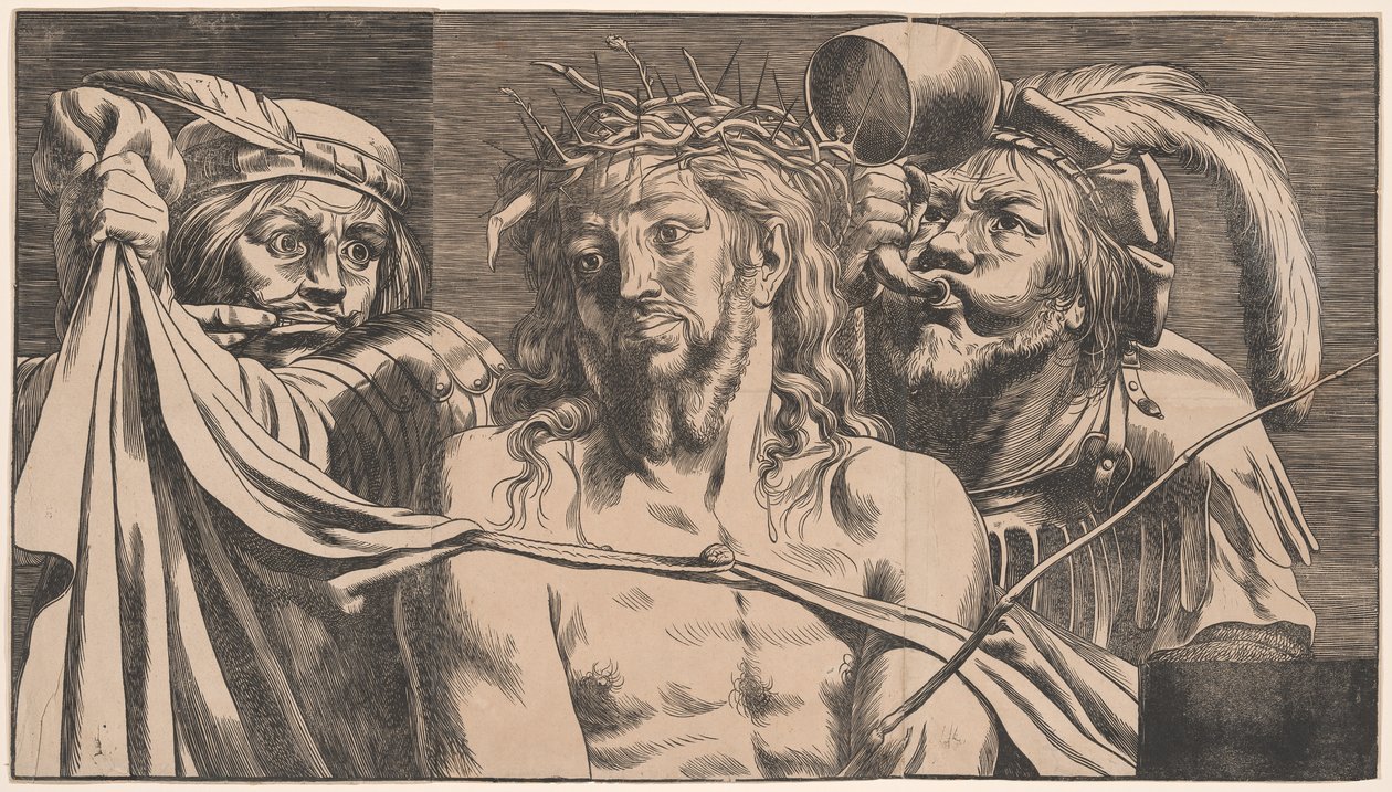 A zombaria de Cristo de Werner van den Valckert