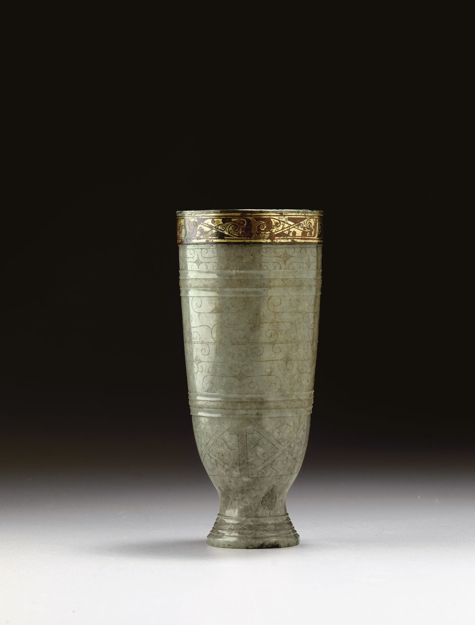 Copo, início de meados do século 2 a.C. de Western Han Dynasty Chinese School