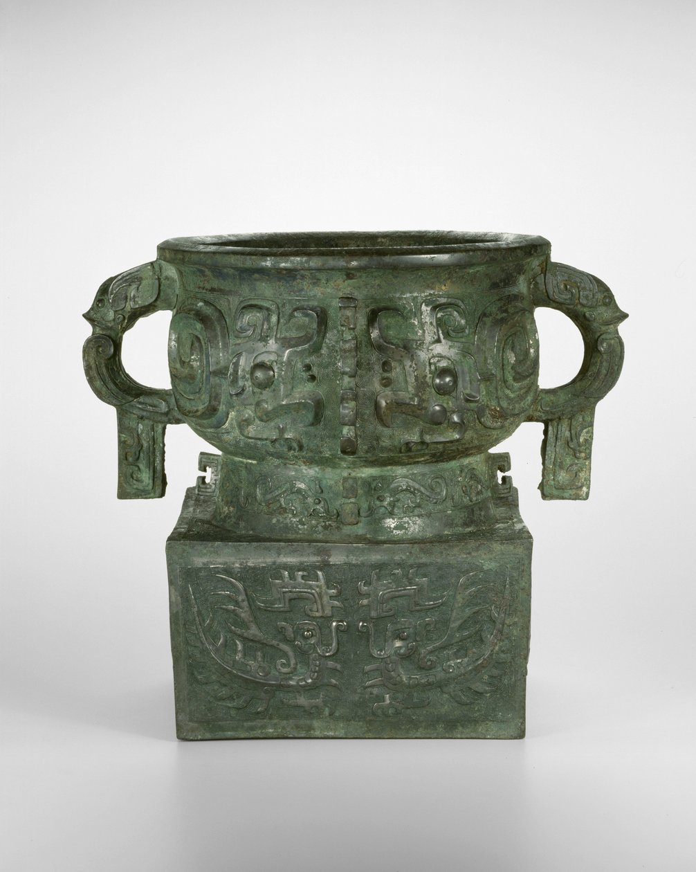 Vaso de grãos de Western Zhou Dynasty Chinese School