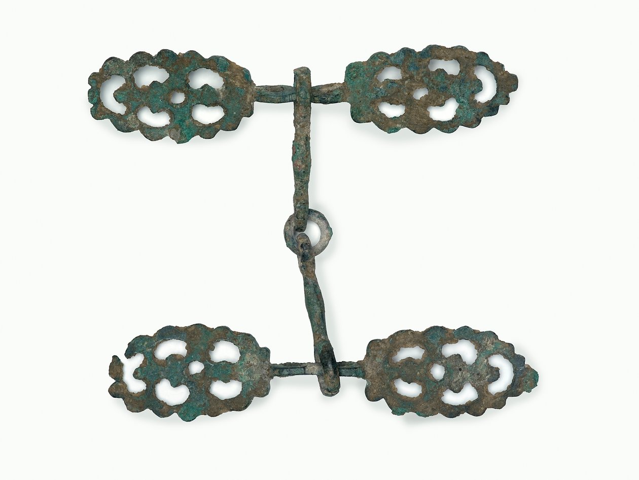 Cavalo de passarela (bronze) de Western Zhou Dynasty Chinese School