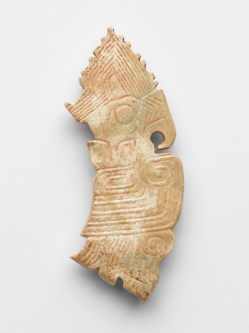 Pingente (pei) sob a forma de ave de Western Zhou Dynasty Chinese School