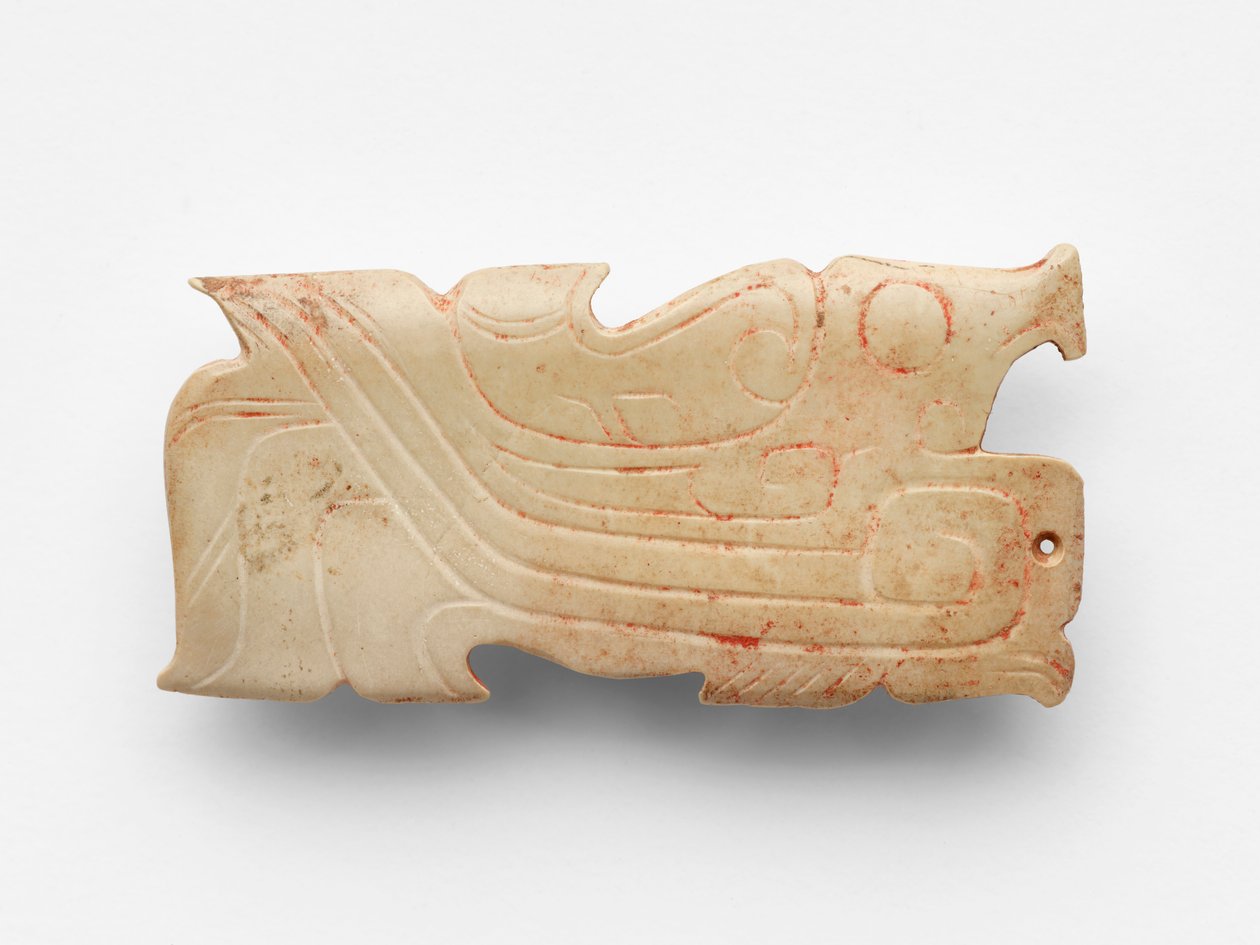 Pingente em forma de pássaro, c.1050-c.950 aC de Western Zhou Dynasty Chinese School