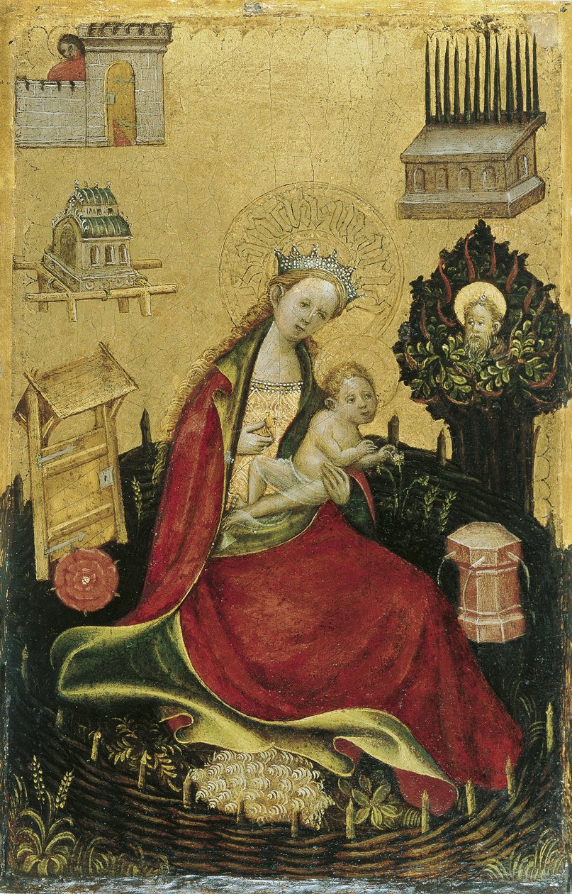 A Virgem e o Menino no Hortus Conclusus de Westphalian Master