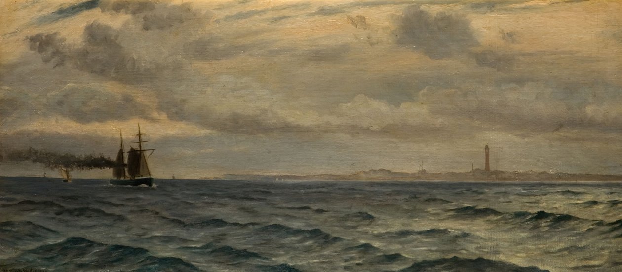 Ao largo do Skagerrak, 1884.   de Whitworth Wallis