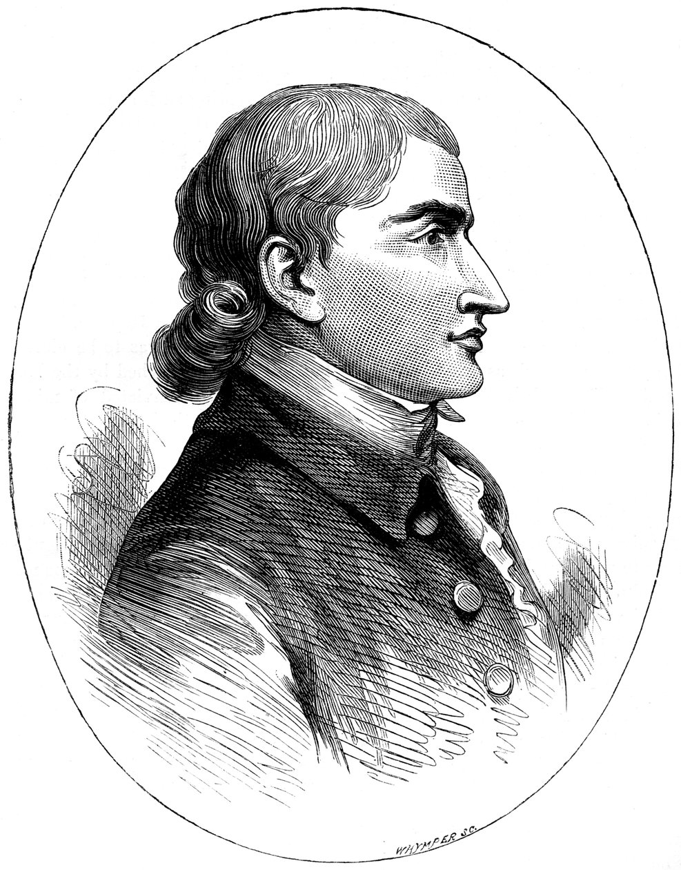 John Jay, estadista americano, de uma publicação publicada em 1783, c1880. de Whymper