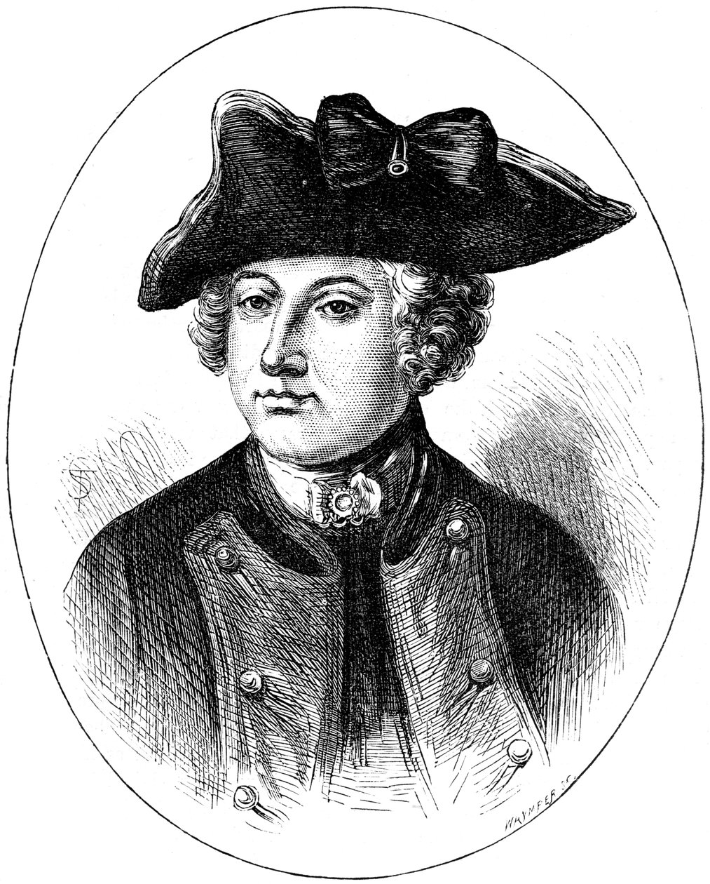 Sir Jeffery Amherst, soldado britânico do século XVIII, c1880. de Whymper