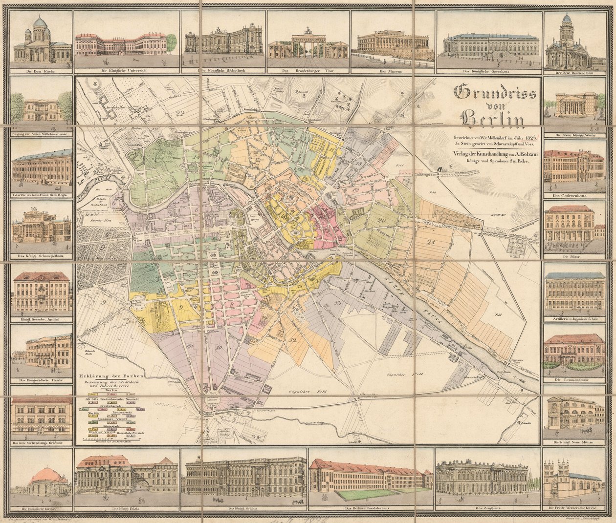 Planta baixa de Berlim de Wichard von Möllendorf