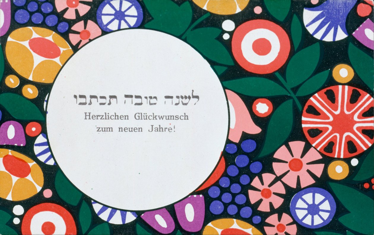 Saudação de Ano Novo de Wiener Werkstätte