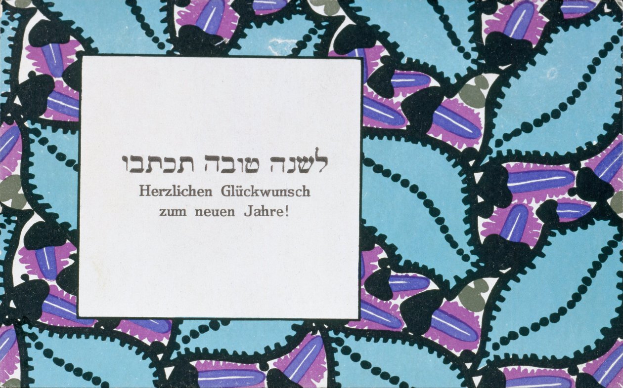 Saudação de Ano Novo de Wiener Werkstätte