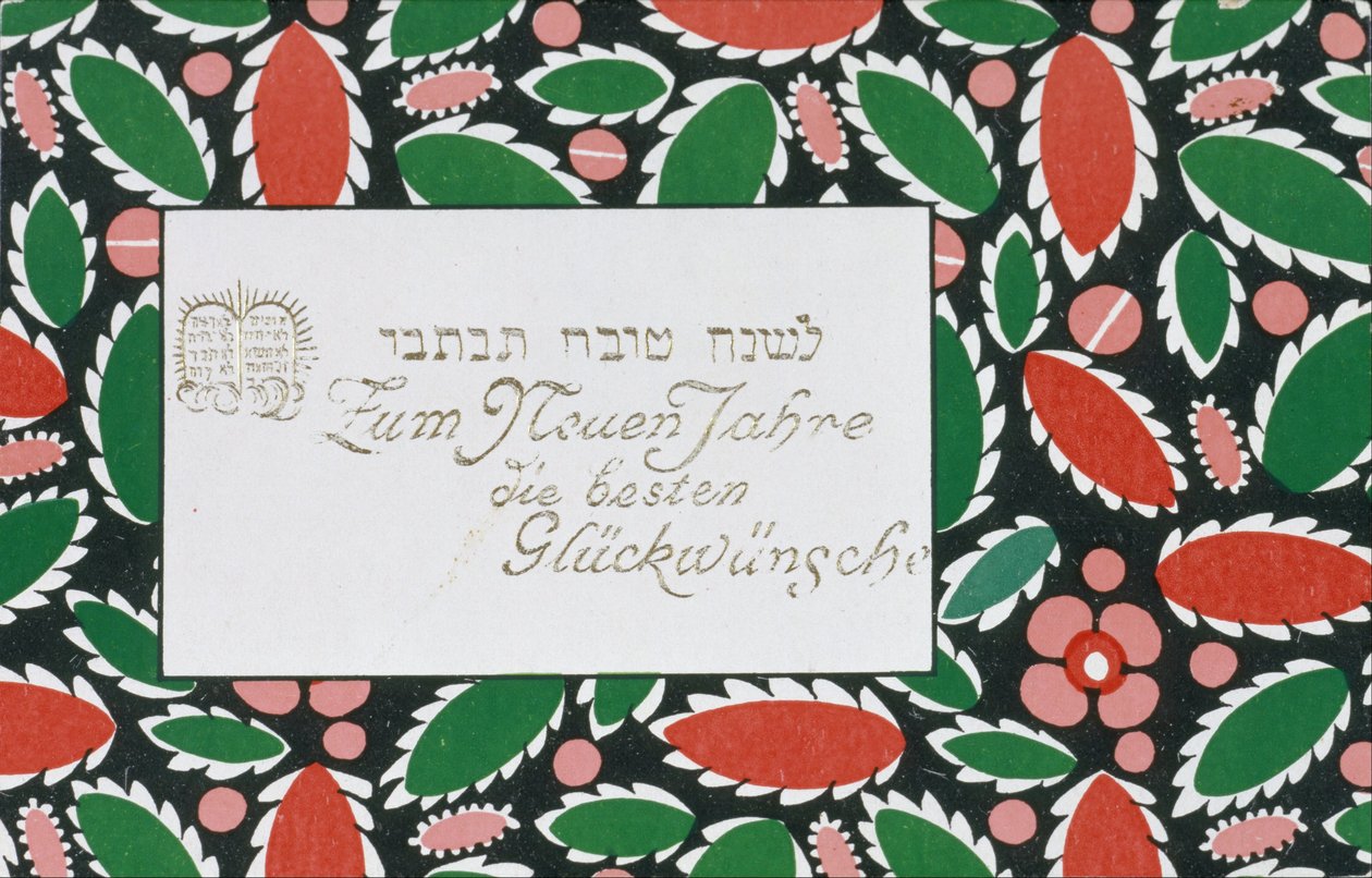 Saudação de Ano Novo de Wiener Werkstätte
