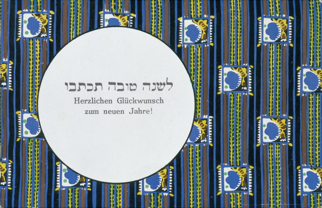 Saudação de Ano Novo de Wiener Werkstätte