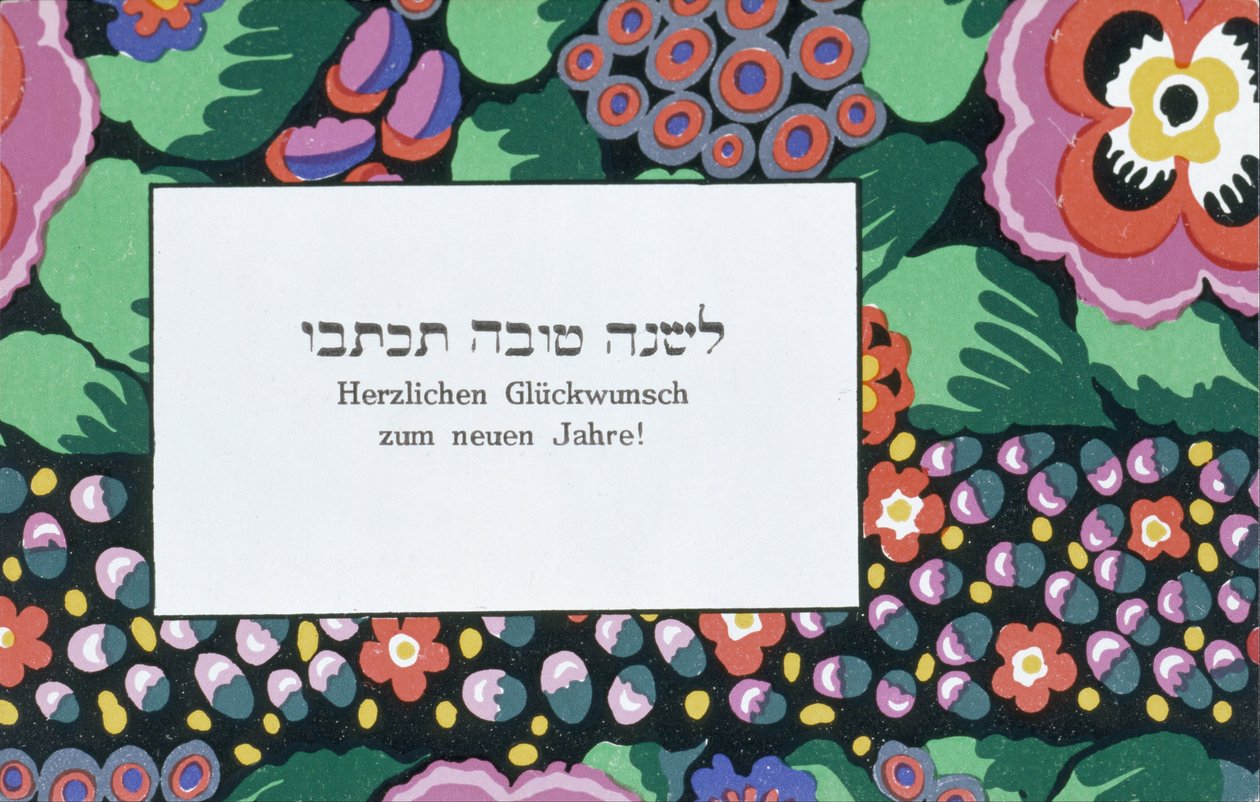 Saudação de Ano Novo de Wiener Werkstätte