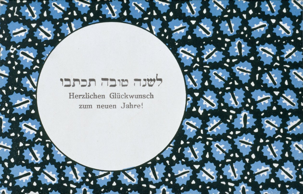 Saudação de ano novo de Wiener Werkstätte