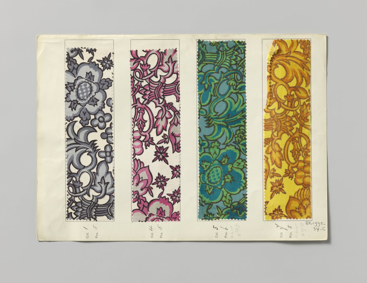 Aço com lado impresso, design Aussee de Wiener Werkstätte