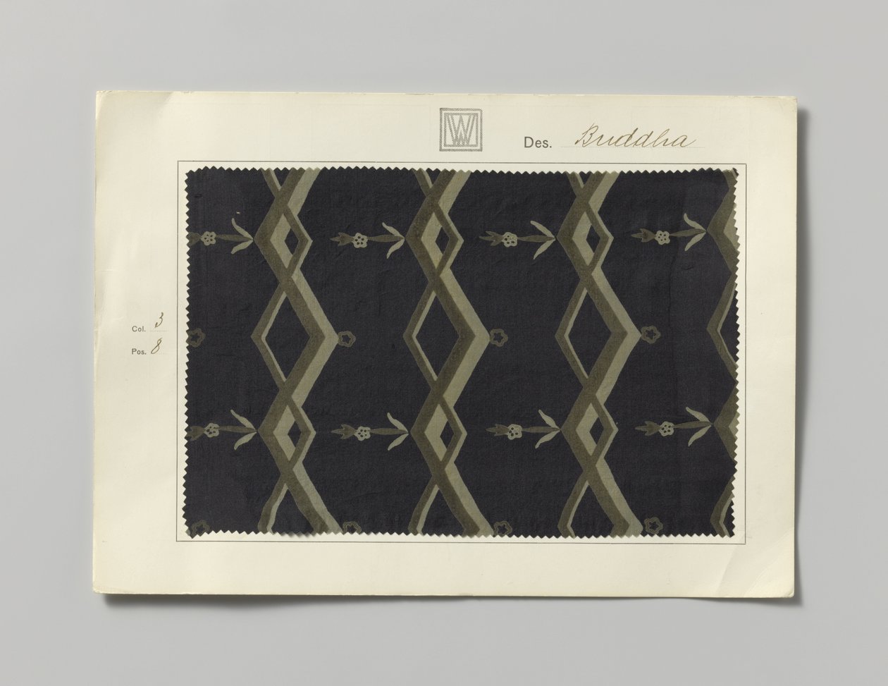 Aço com lado impresso, design de Buda de Wiener Werkstätte