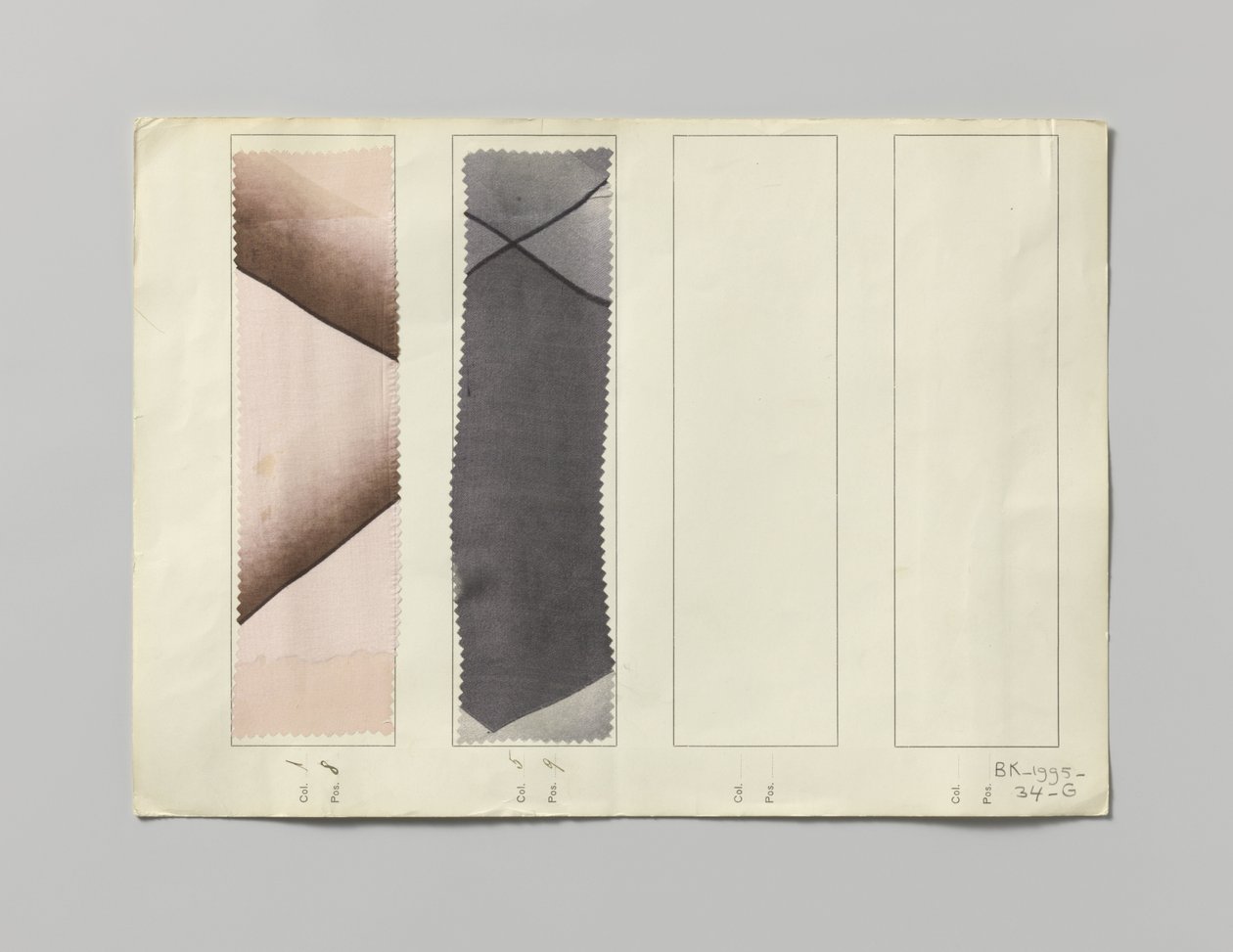 Aço com lado impresso, design Diana de Wiener Werkstätte