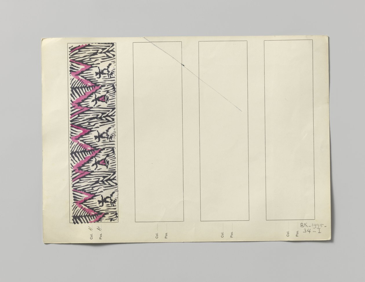 Aço com lado impresso, design Tanzpaar de Wiener Werkstätte