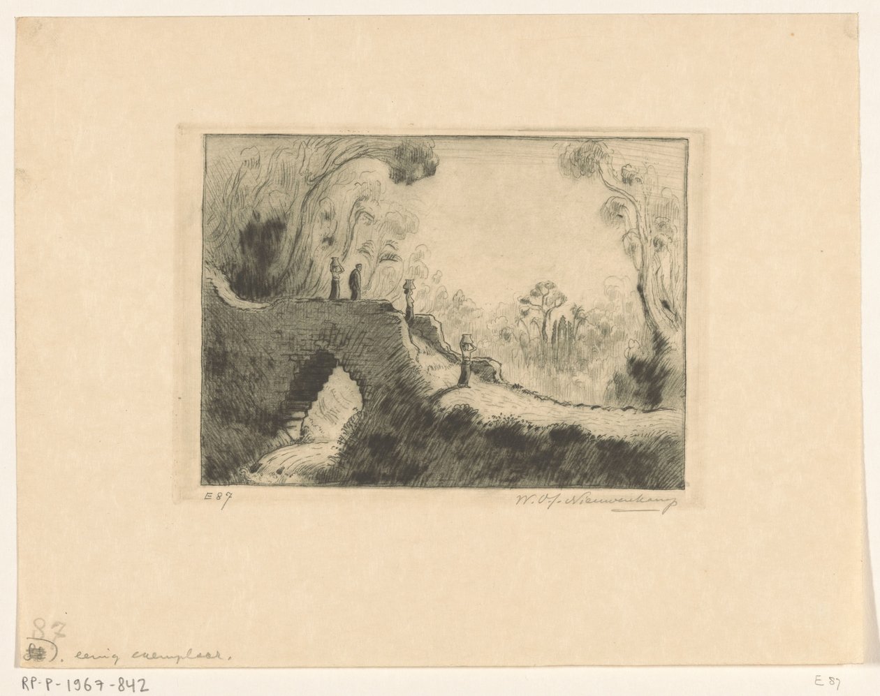 Ponte em Marga em Bali
A pequena ponte (título original) de Wijnand Otto Jan Nieuwenkamp (signed by artist)