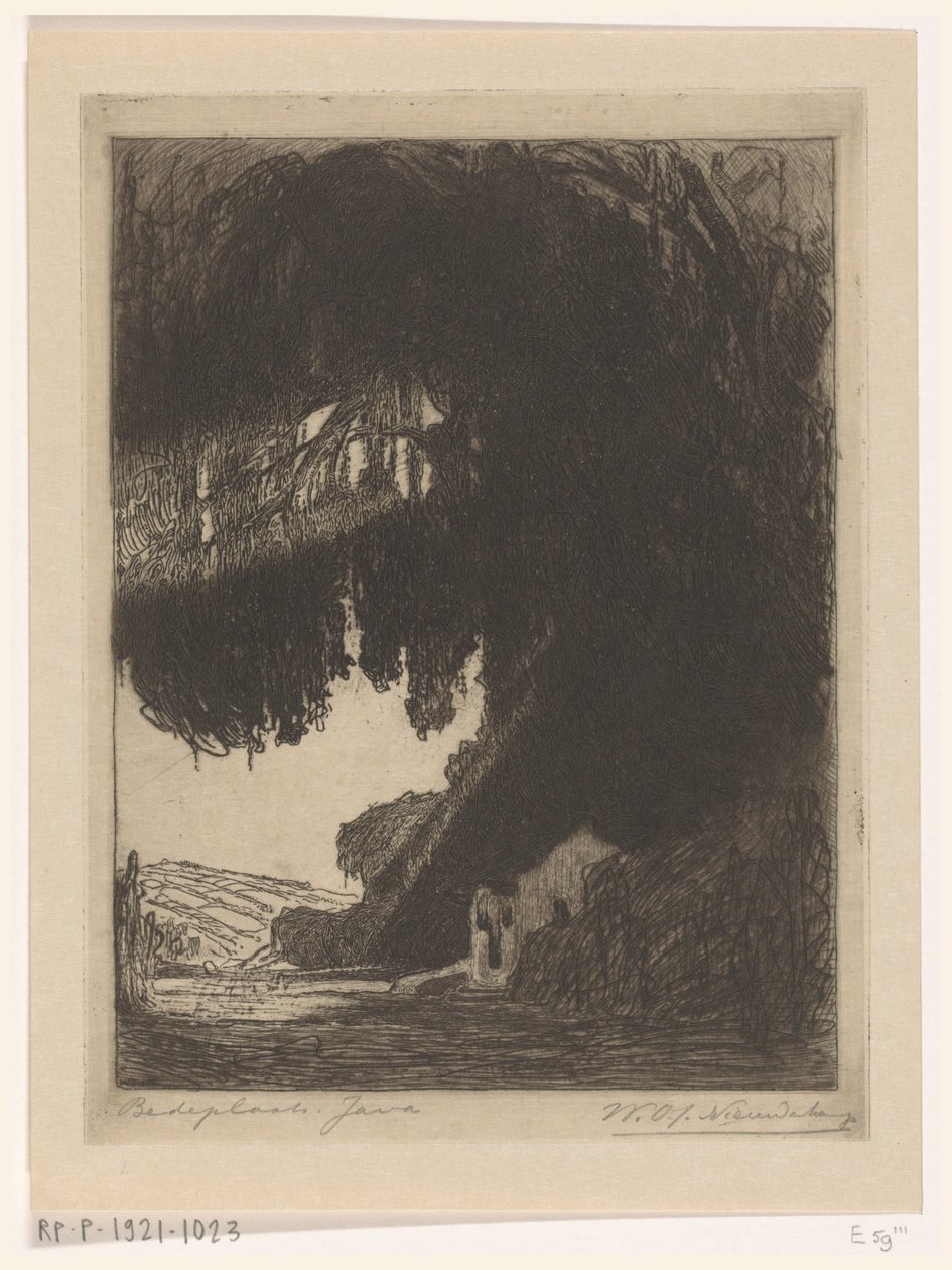 Capela chinesa perto de Semarang em Java
Bedeplaats (título original) de Wijnand Otto Jan Nieuwenkamp (signed by artist)