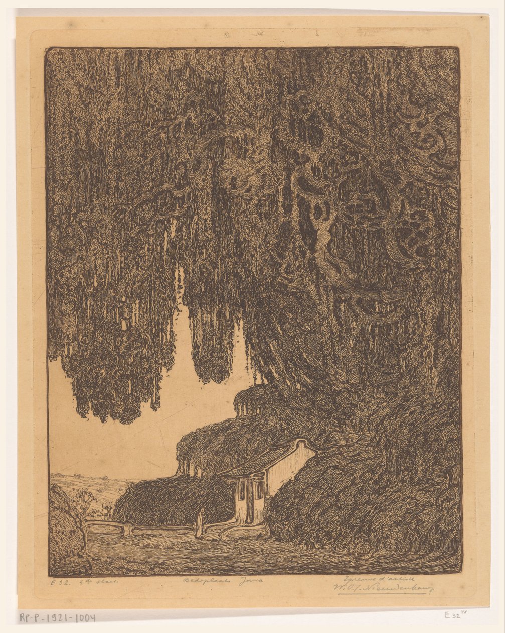 Capela chinesa perto de Semarang em Java
Lugar de culto chinês (título original) de Wijnand Otto Jan Nieuwenkamp (signed by artist)