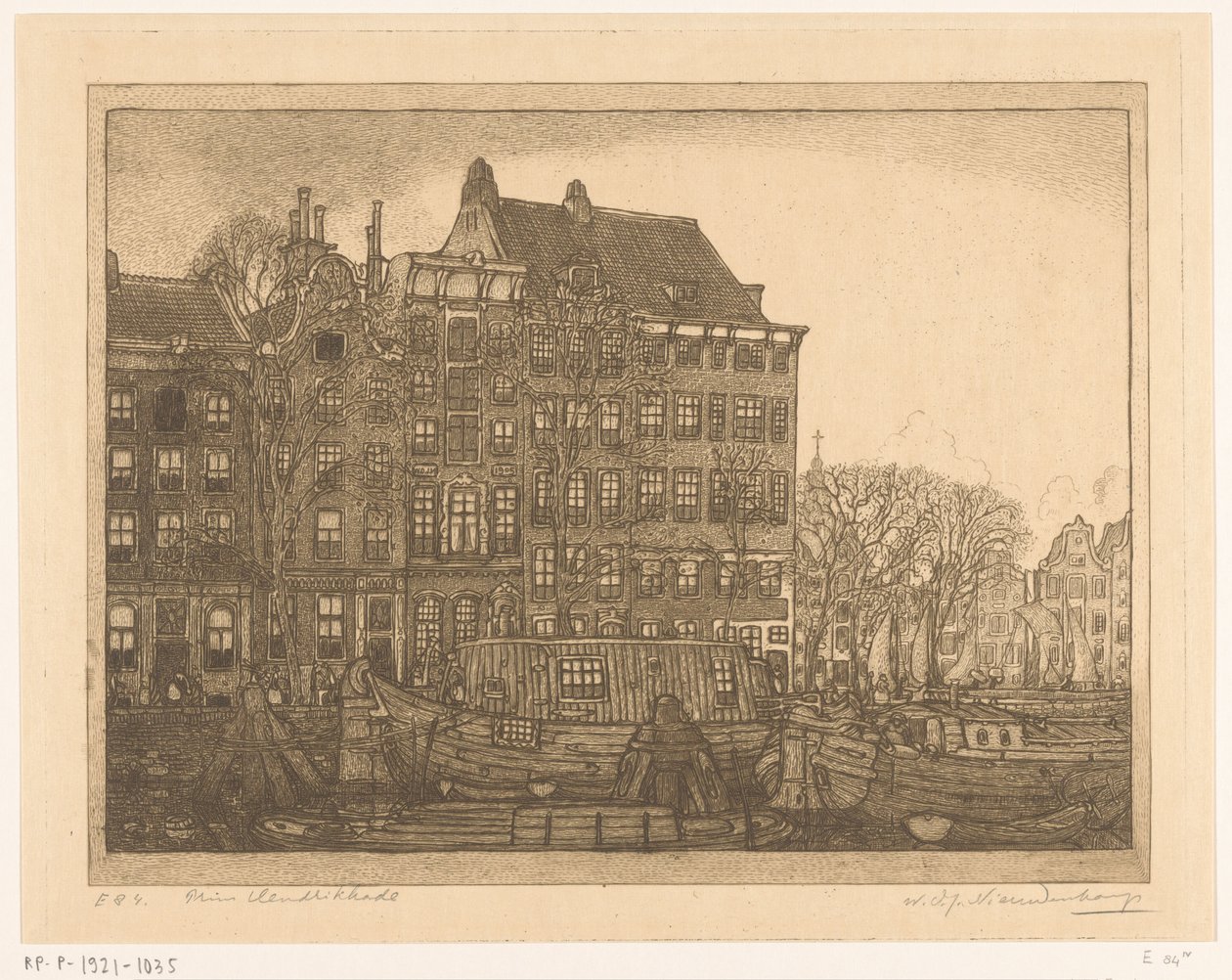 Casas na Prins Hendrikkade em Amsterdão
Prins Hendrikkade (título original) de Wijnand Otto Jan Nieuwenkamp (signed by artist)
