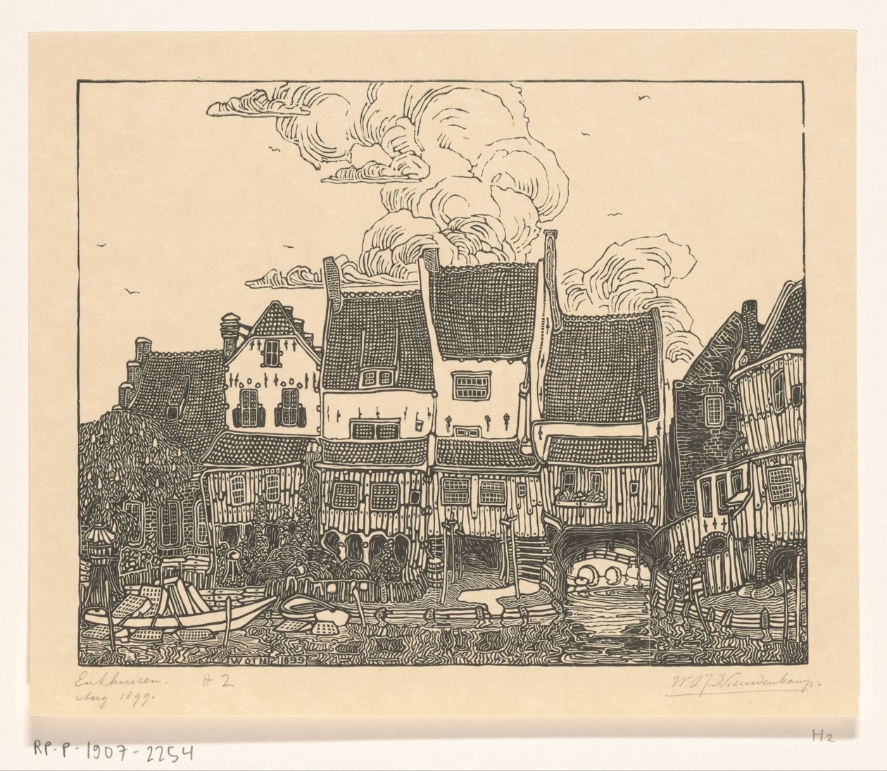 Casas no porto de Enkhuizen
Porto de Enkhuizen (título original) de Wijnand Otto Jan Nieuwenkamp (signed by artist)