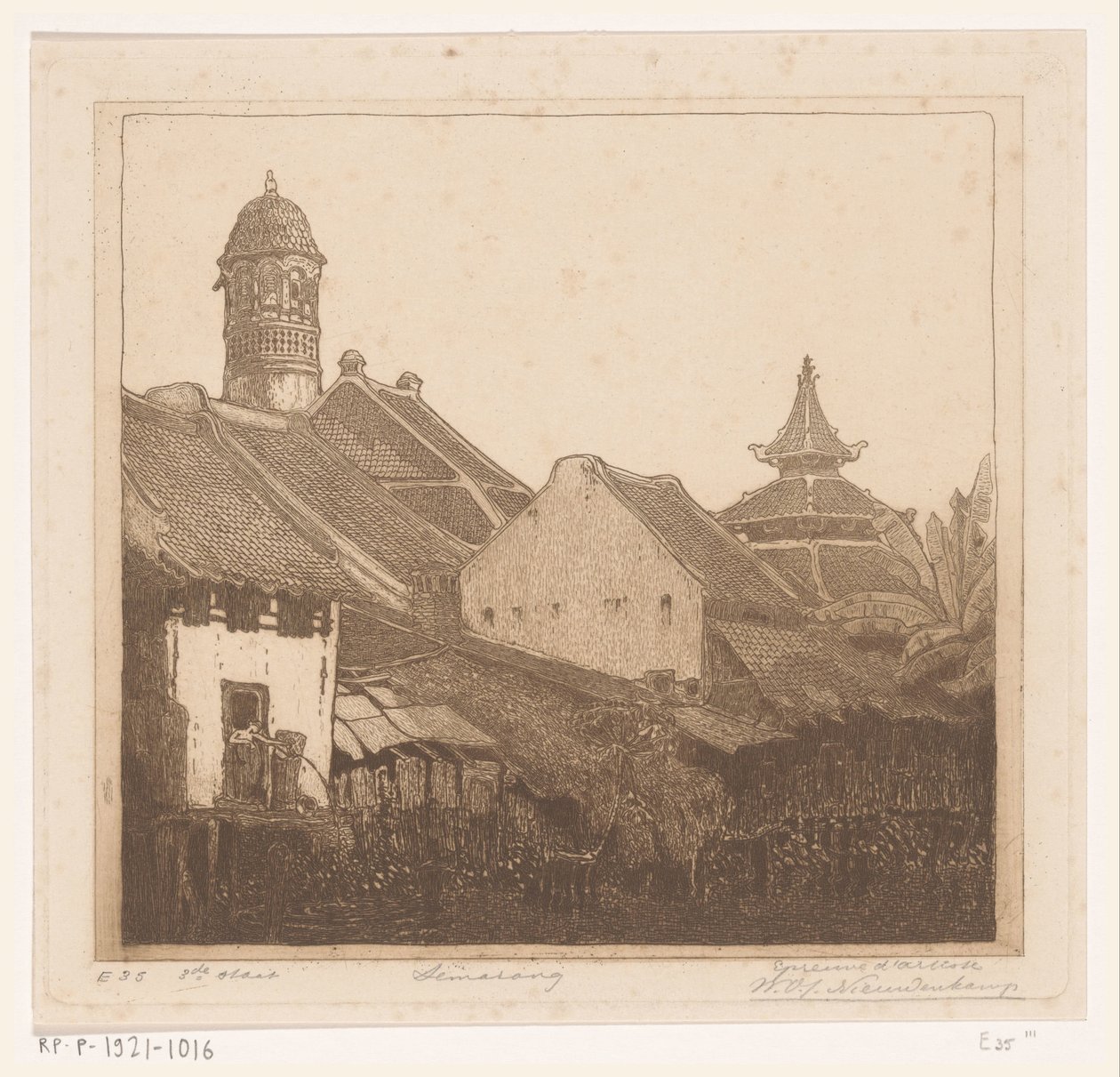 Casas junto à água em Semarang
Em Semarang (título original) de Wijnand Otto Jan Nieuwenkamp (signed by artist)
