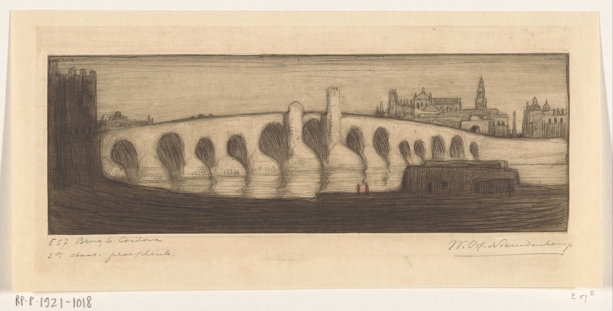 Ponte romana sobre o Guadalquivir em Córdoba
Ponte de Cordova (título original) de Wijnand Otto Jan Nieuwenkamp (signed by artist)