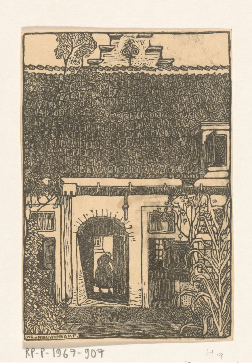 Brouwershofje em Haarlem Hofje em Haarlem (título original) de Wijnand Otto Jan Nieuwenkamp