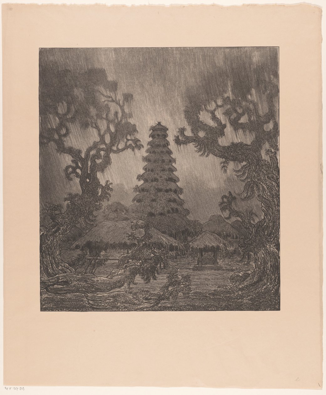 pagode na chuva Um templo na chuva (título original) de Wijnand Otto Jan Nieuwenkamp