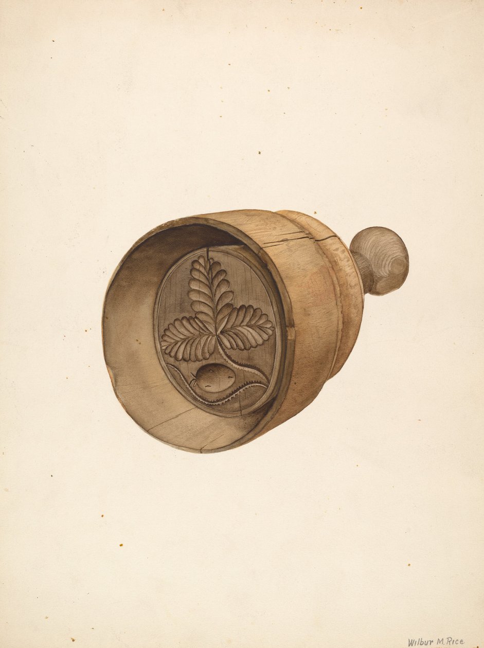 Molde de Manteiga de Wilbur M Rice