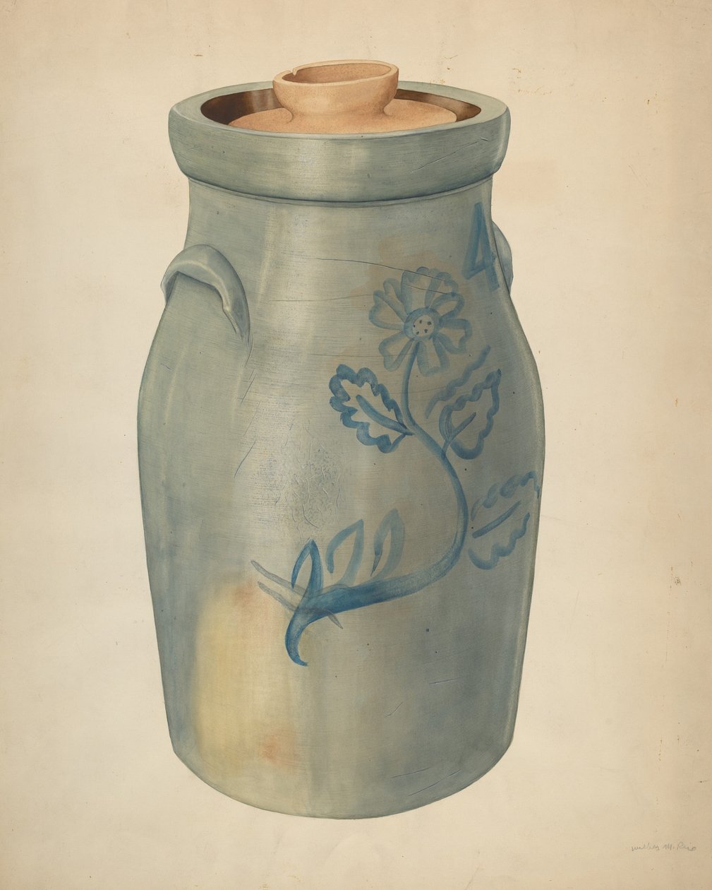 Toque de Manteiga de Ferragem, c. 1938. de Wilbur M Rice