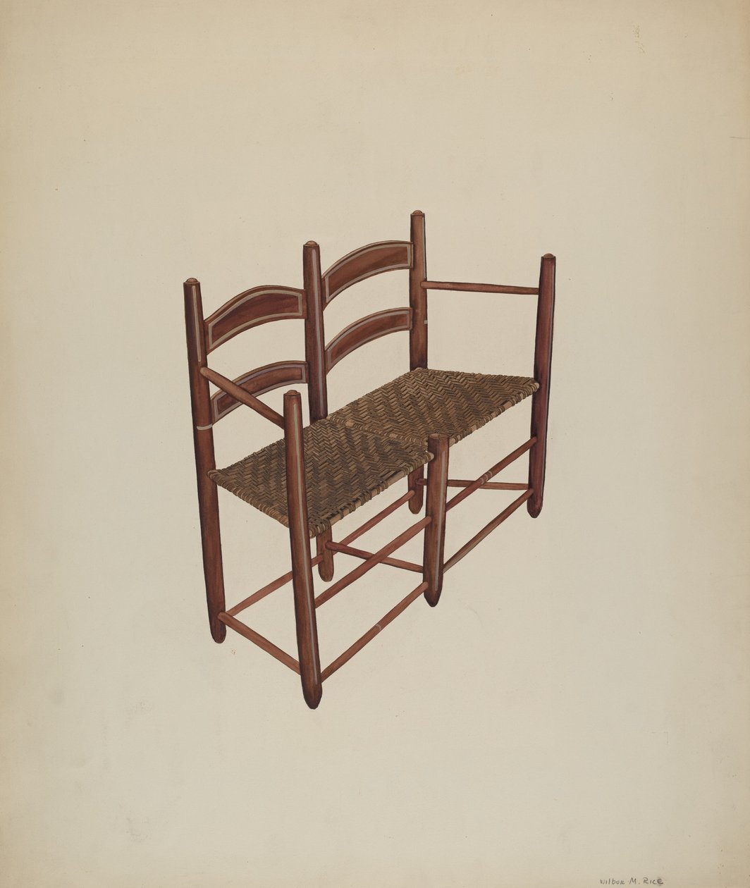 Cadeira de Carro de Boi, c. 1939. de Wilbur M Rice
