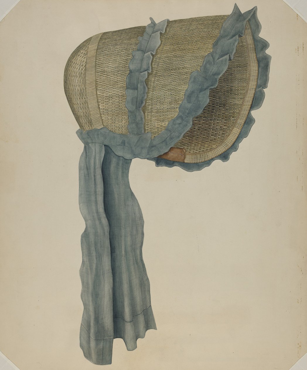 Shaker Bonnet, c. 1938. de Wilbur M Rice