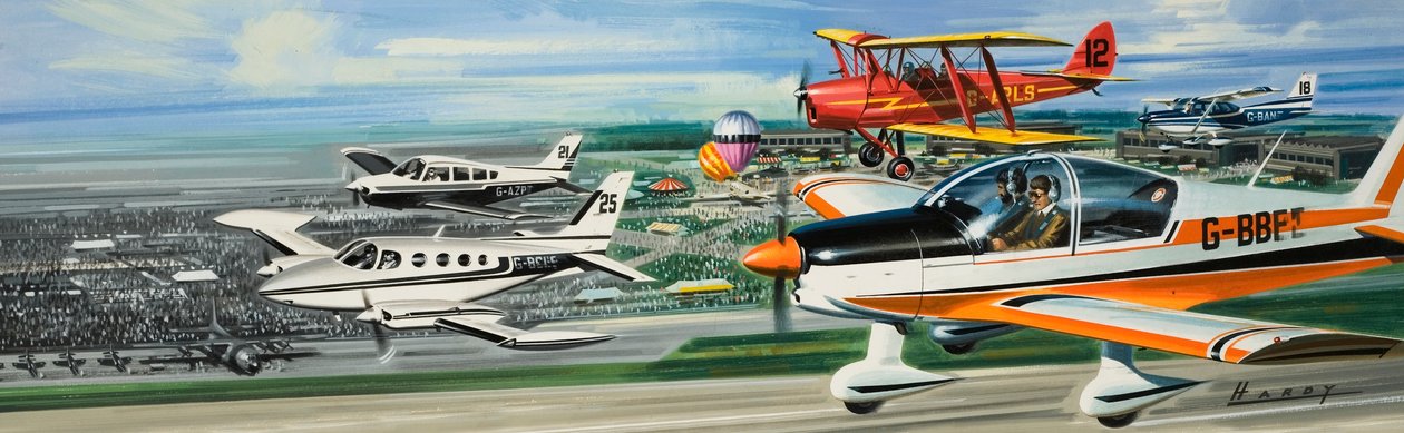 Exposição aérea de Wilf (20th century) Hardy